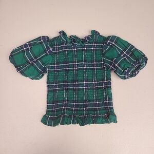 Jamie & Jack Tartan Blouse Shirt Top 2T
